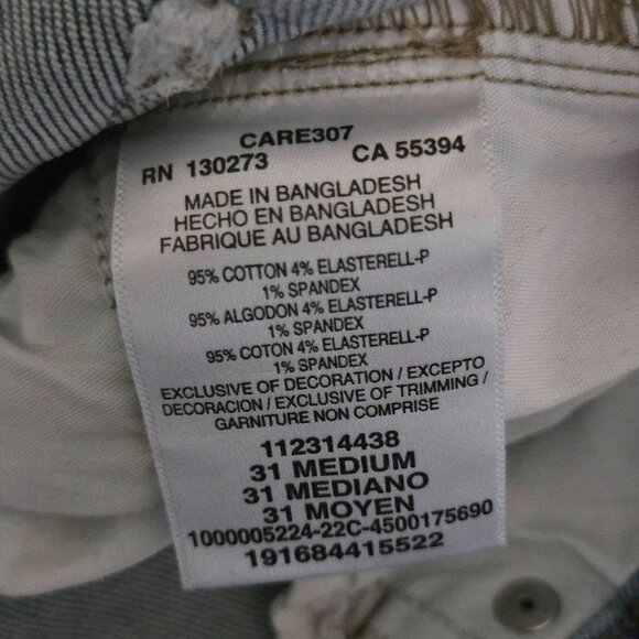 Lee High Rise Slouch Wide Leg Jeans Size 31 - Picture 5 of 10